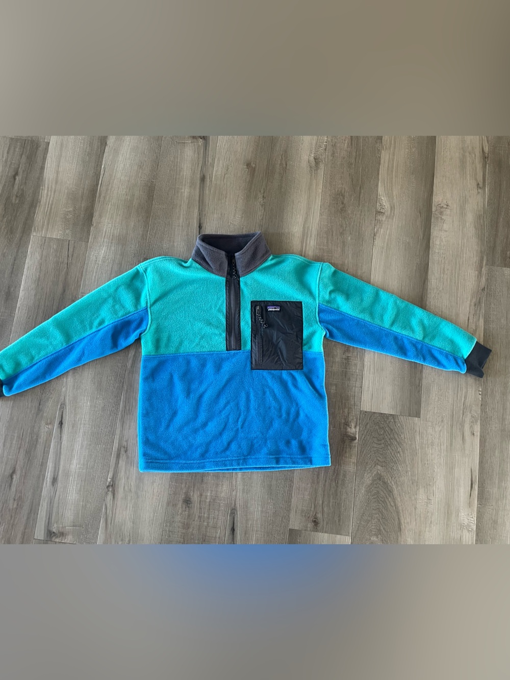 Patagonia Youth Size L Half-Zip Microdini Fleece